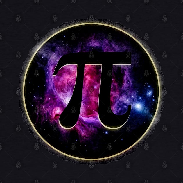 PI Day Universe Badge Design by mythikcreationz